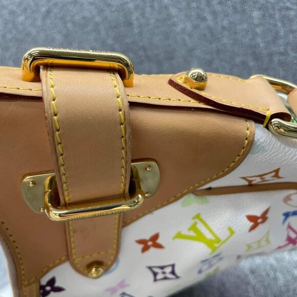 100% Authentic Louis Vuitton Greta Multicolor Hobo Shoulder Bag - Picture 8 of 14